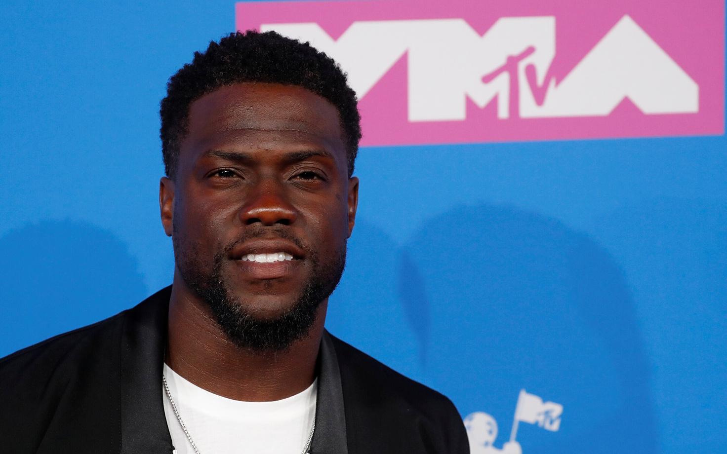 Näitleja ja koomik Kevin Hart 2018. aasta MTV muusikaauhindade jagamisel.