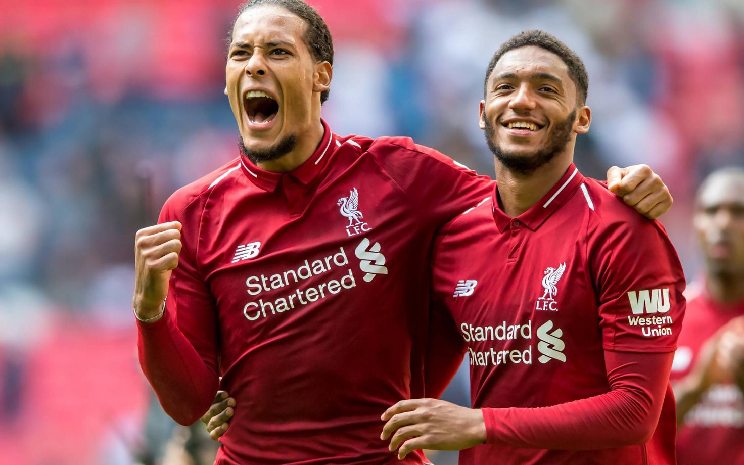 Virgil Van Dijk ja Joe Gomez