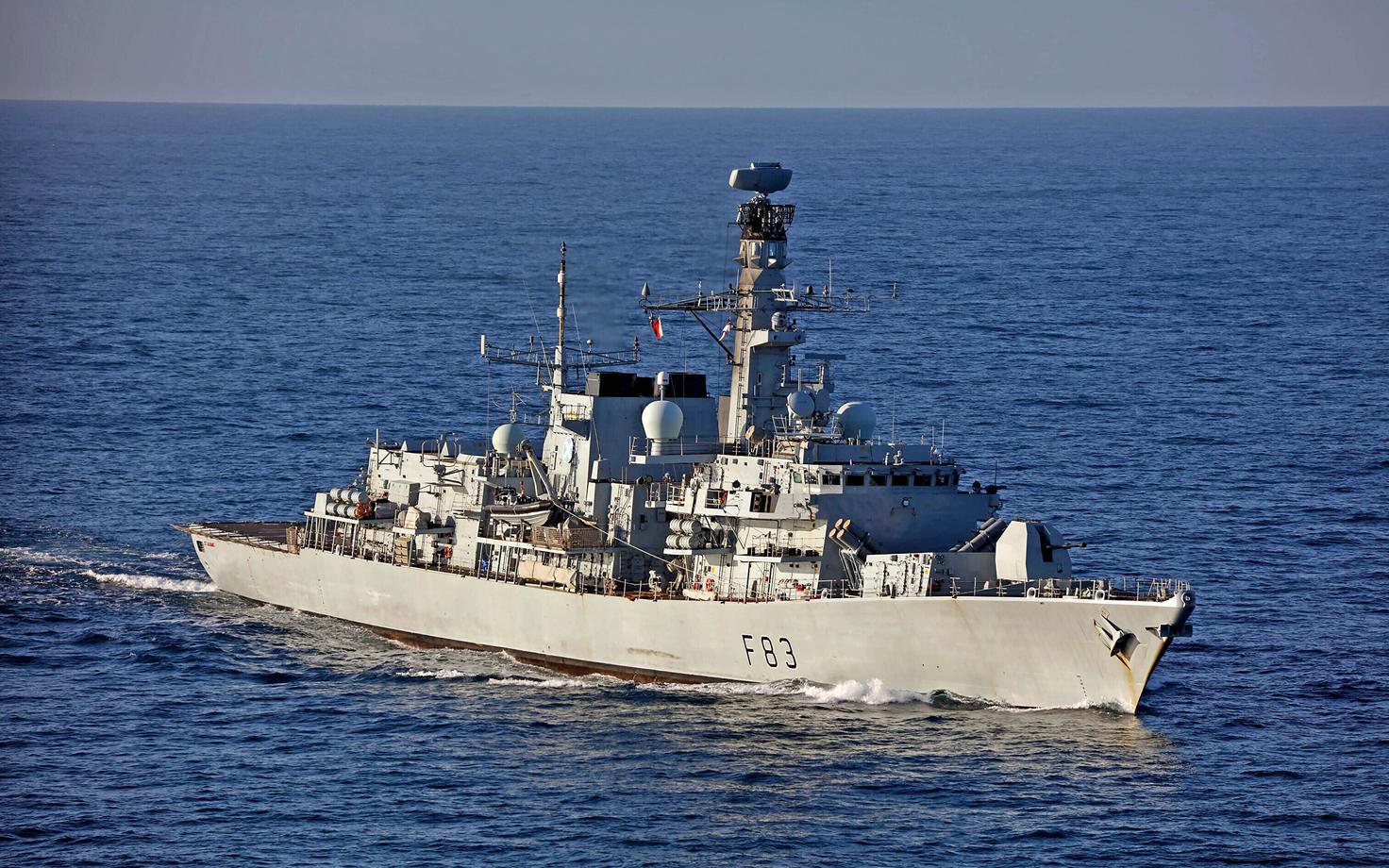 Briti sõjalaev HMS St Albans.