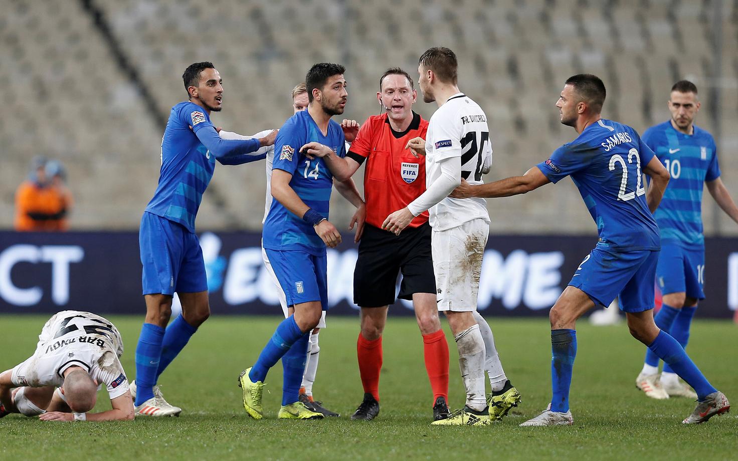 Kreeka - Eesti jalgpalli Rahvuste liiga kohtumine