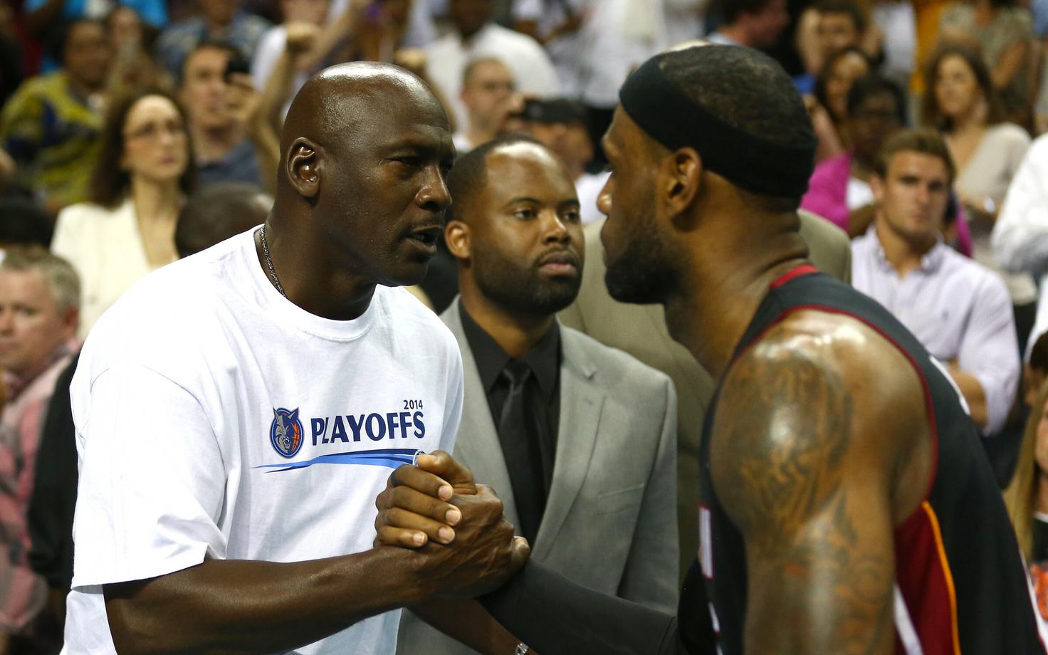Michael Jordan ja LeBron James 2014. aastal