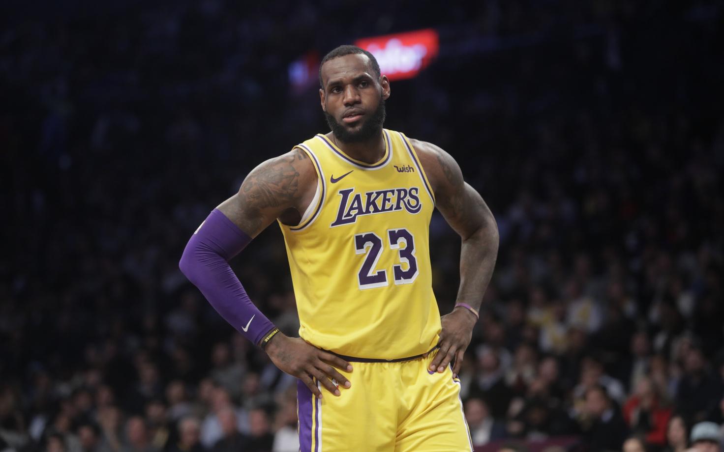 LeBron James (Los Angeles Lakers) kohtumises Netsiga
