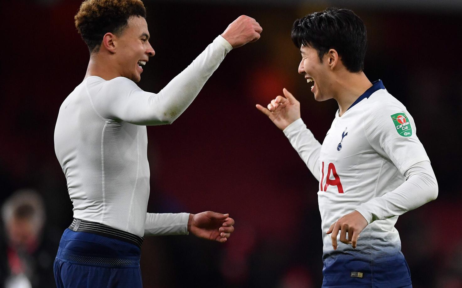 Dele Alli ja Heung-min Son