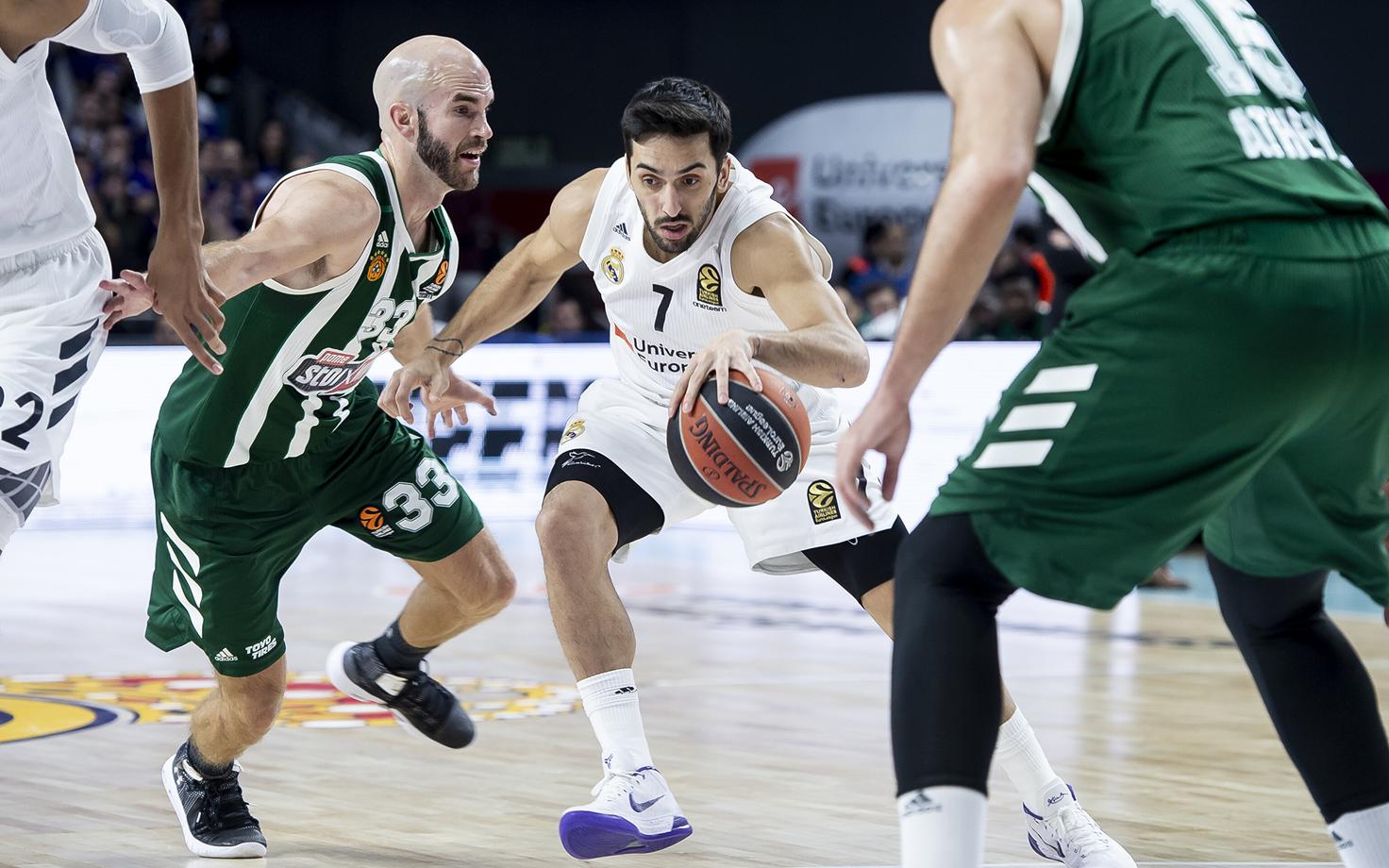 Madridi Reali pallur Facundo Campazzo mängus Panathinaikose vastu