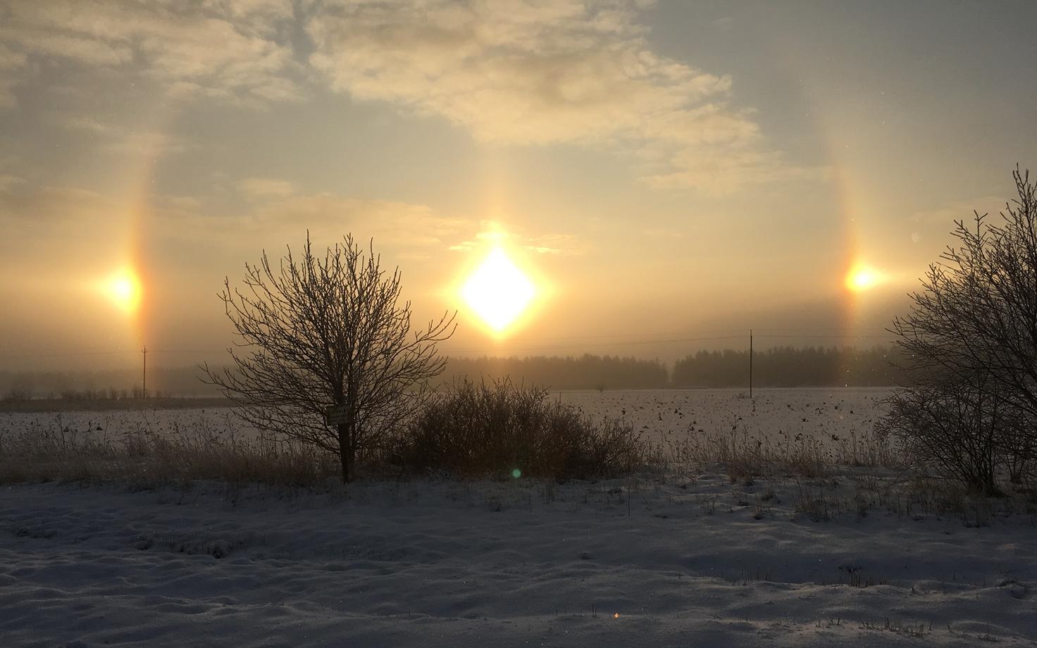Neljapäeval pilgu Virumaa taevasse heites võis näha suurejoonelist halo.