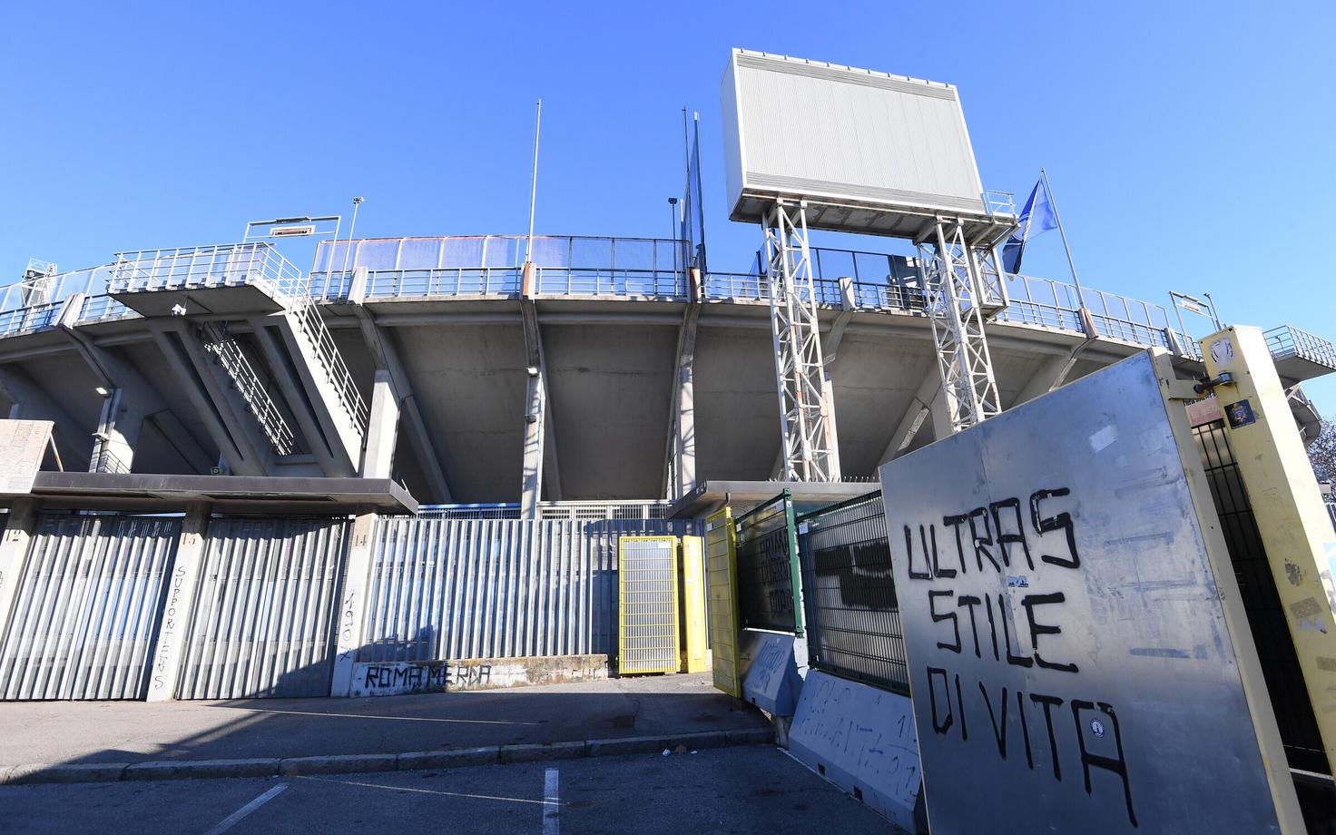 Vaade San Siro staadionile enne Inter - Napoli mängu
