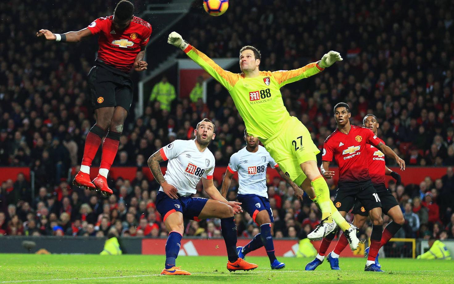 Manchester United alistas tulemusega 4:1 Bournemouthi