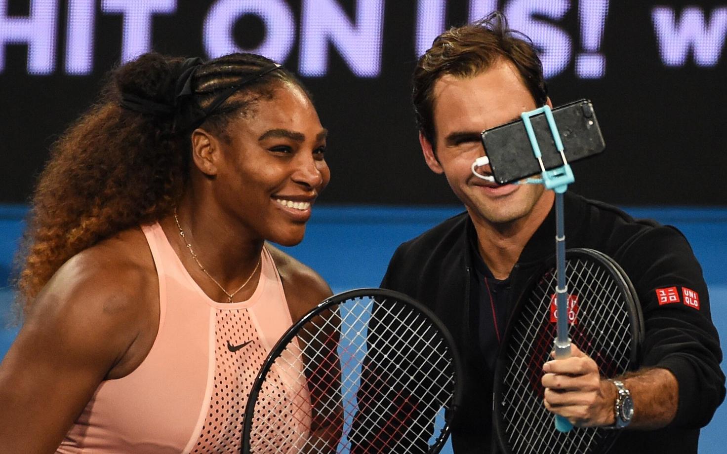Serena Williams ja Roger Federer