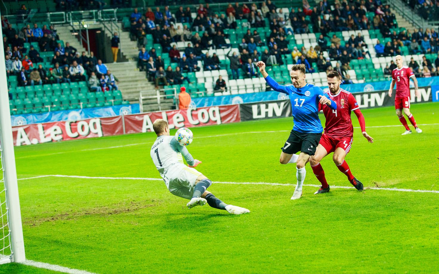 Jalgpalli Rahvuste liiga: Eesti - Ungari
