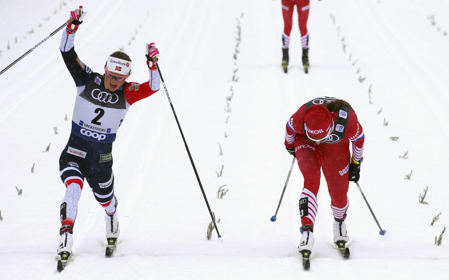 Östberg edestas põnevas duellis venelannat ja kerkis Tour de Ski liidiks