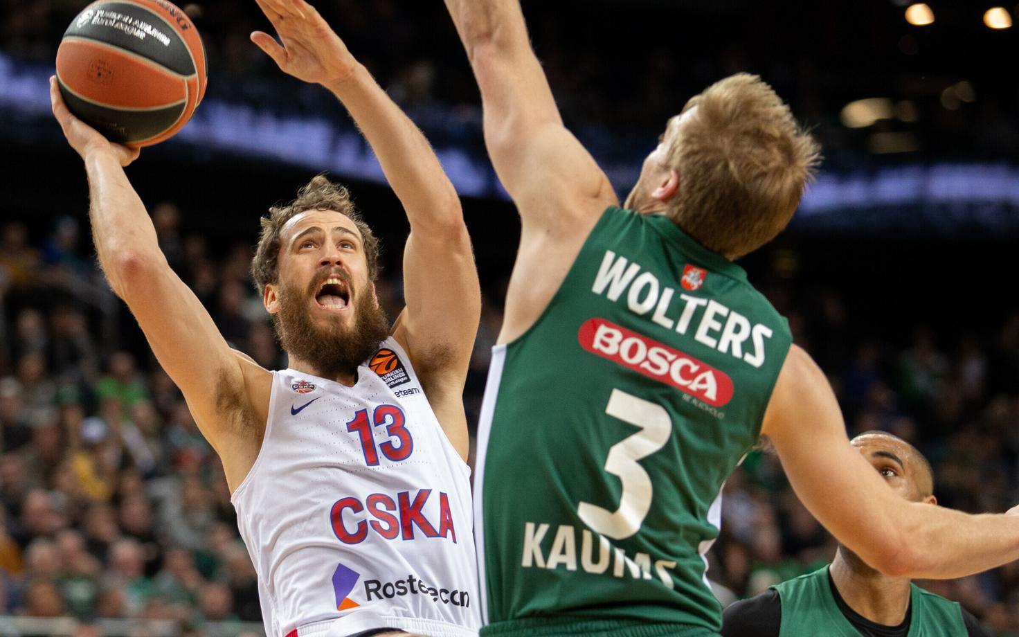 Kaunase Žalgiris pidi lõpusekunditel tunnistama Moskva CSKA paremust