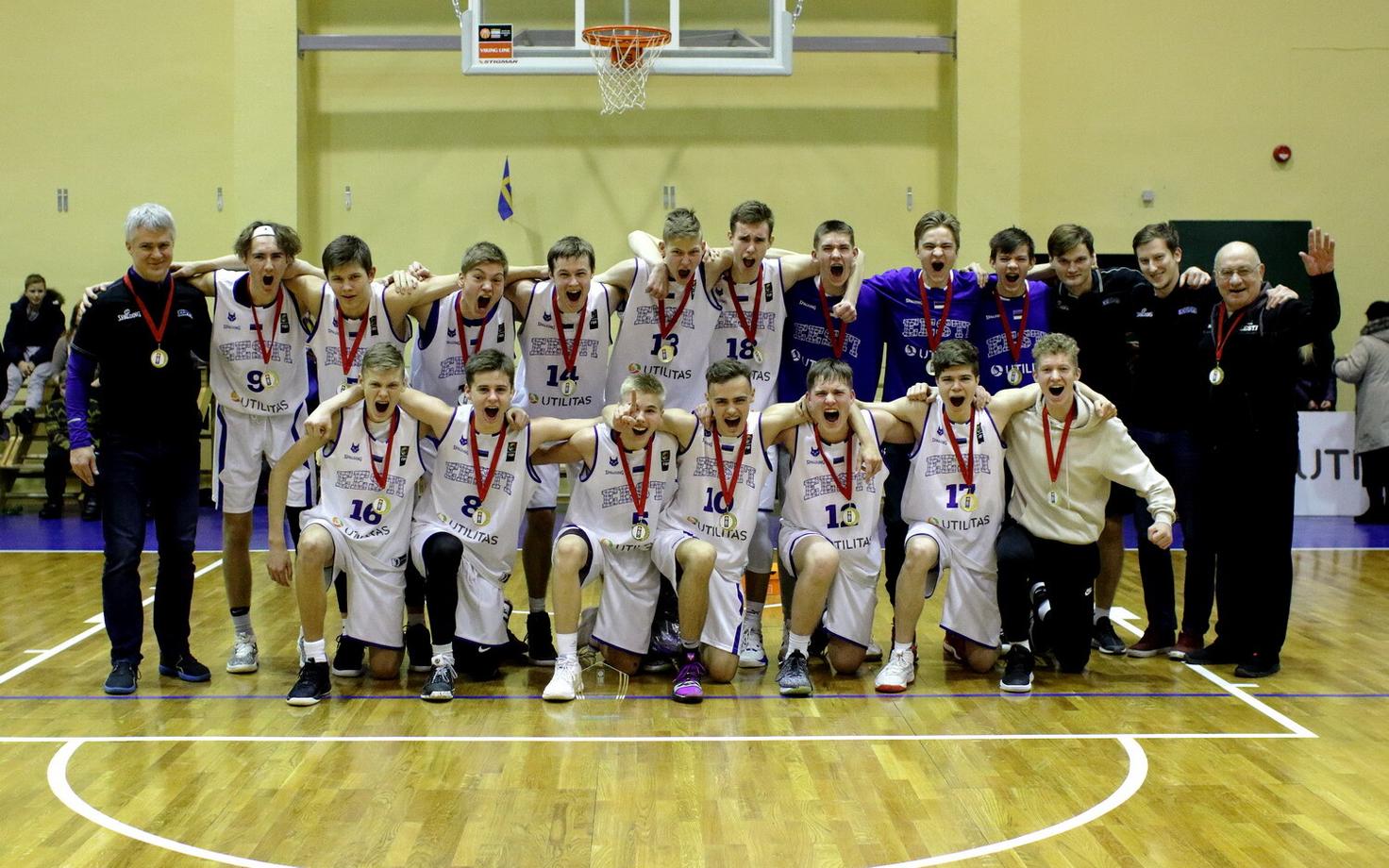 Võidukas Eesti U-16 korvpallikoondis