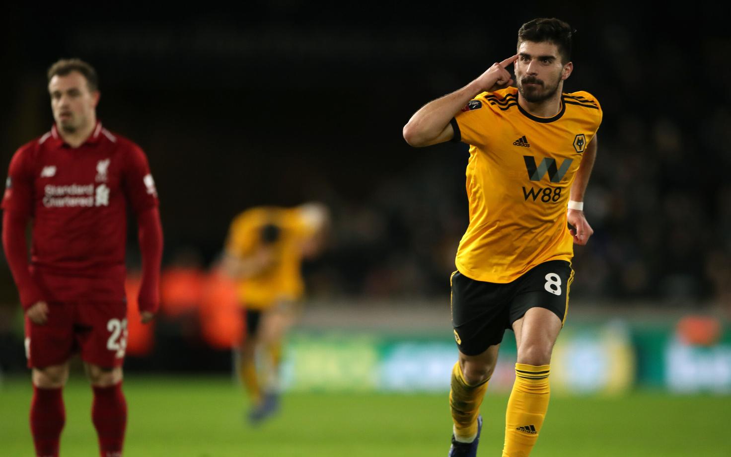 Ruben Neves (Wolverhampton) võiduväravat tähistamas