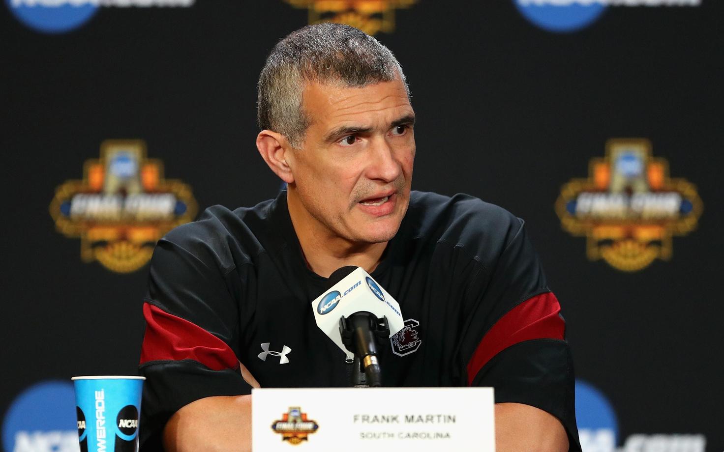 South Carolina peatreener Frank Martin