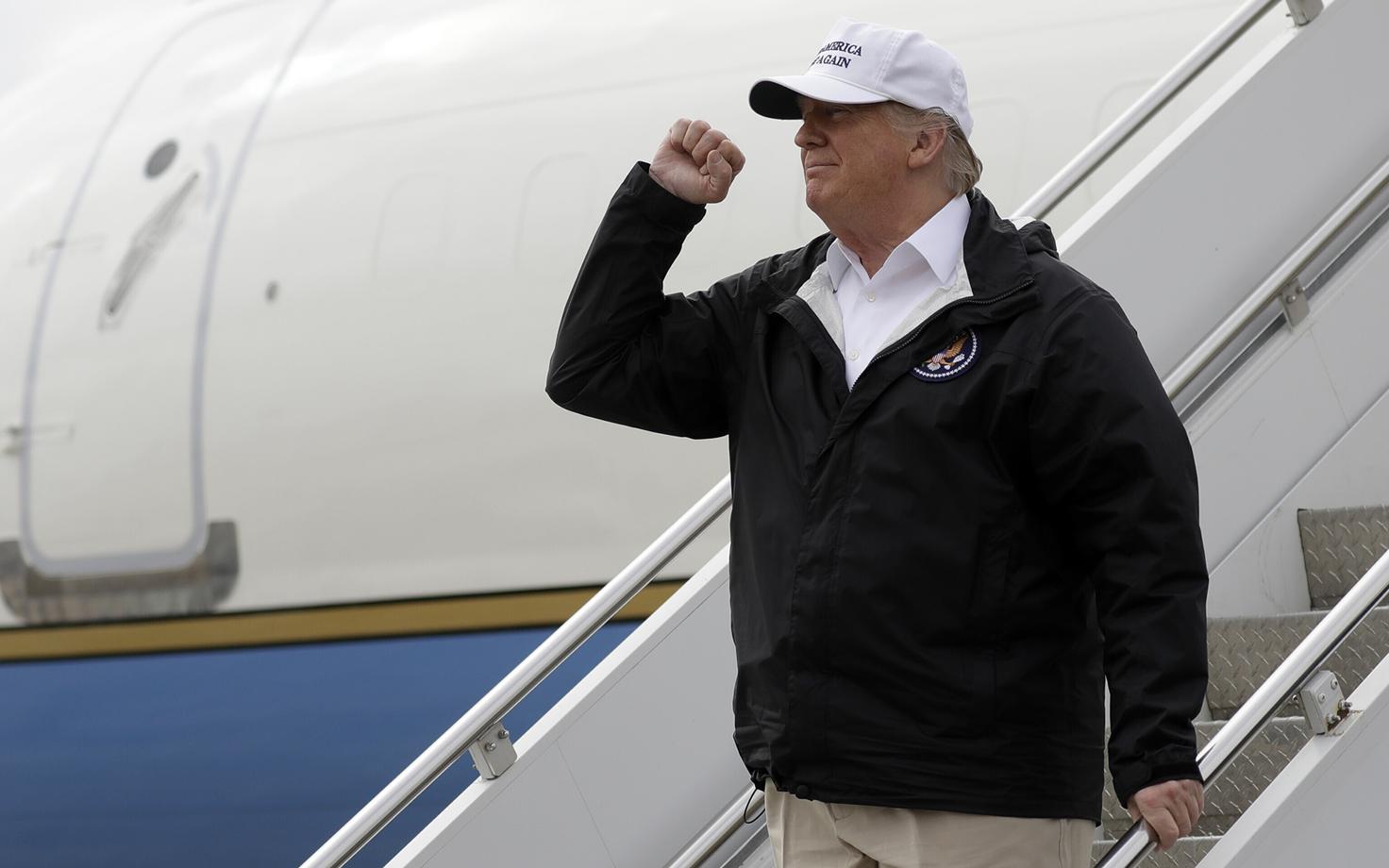 Donald Trump 10. jaanuaril McAlleni rahvusvahelises lennujaamas.