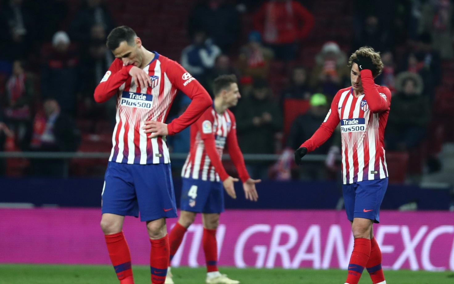 Madridi Atletico mängijad kaotusevalu tundmas