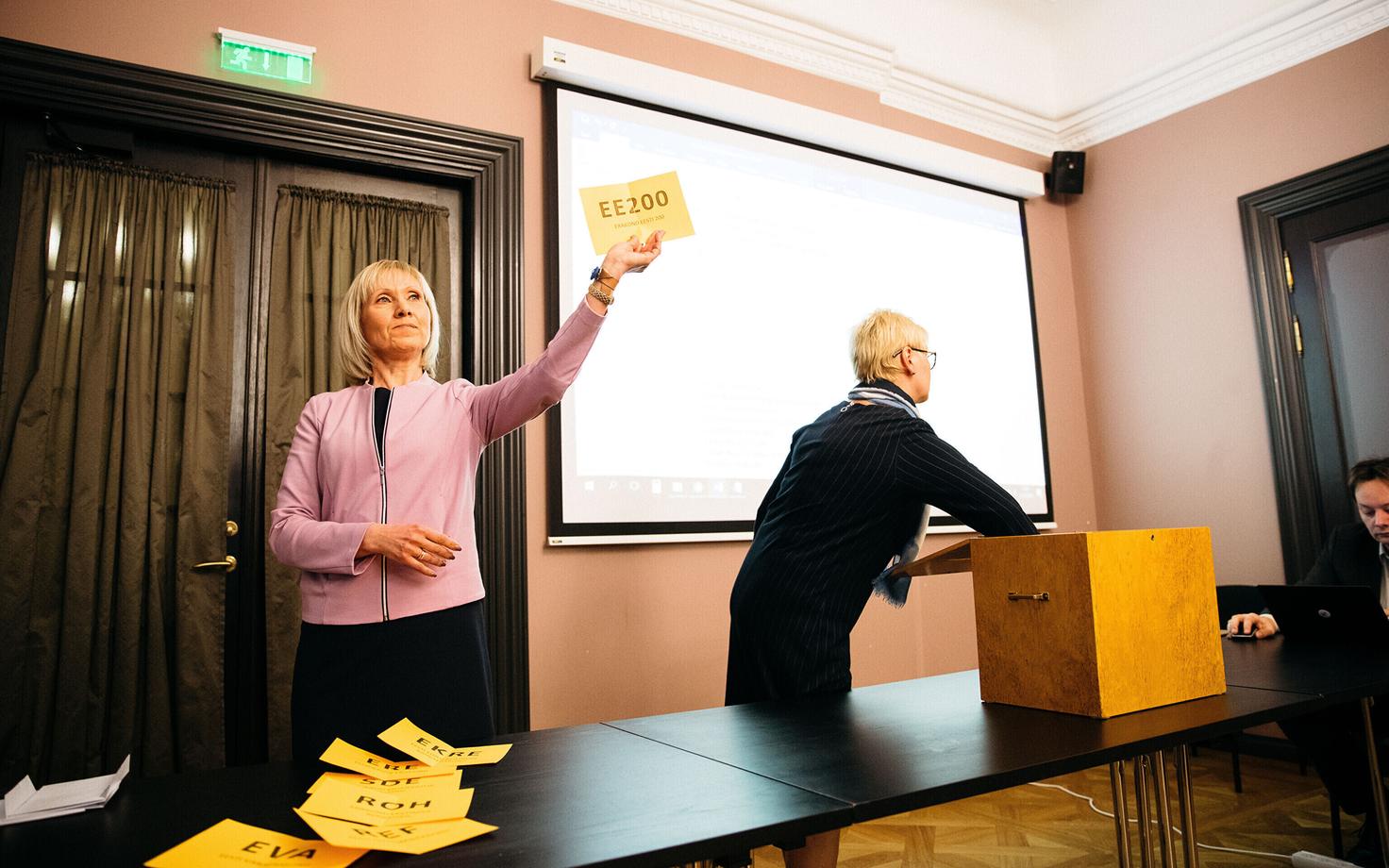 Жеребьевка номеров избирательных списков.