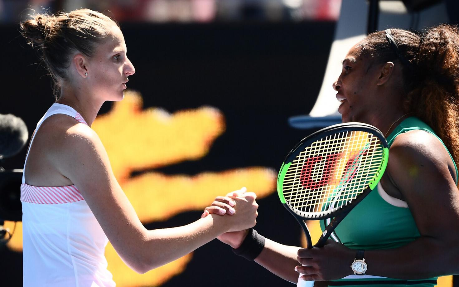 Karolina Pliškova ja Serena Williams,