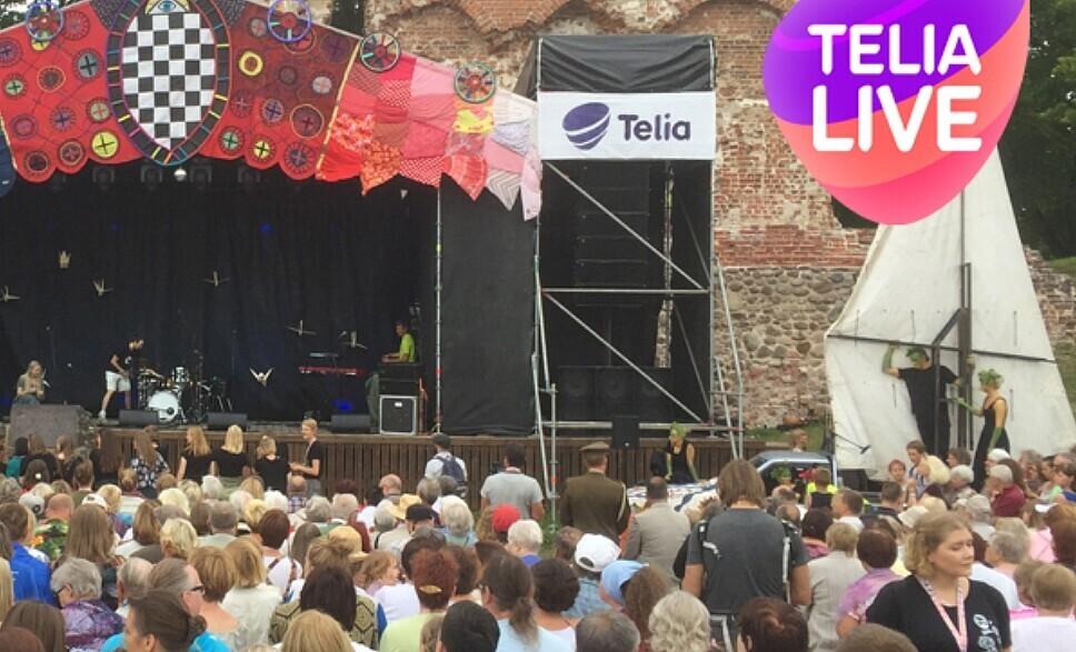 Telia LIVE TV näitas ülekandeid Viljandi pärimusmuusika festivalilt
