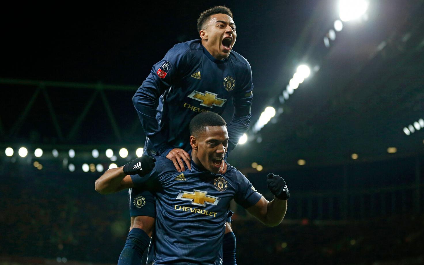 Jesse Lingard ja Anthony Martial