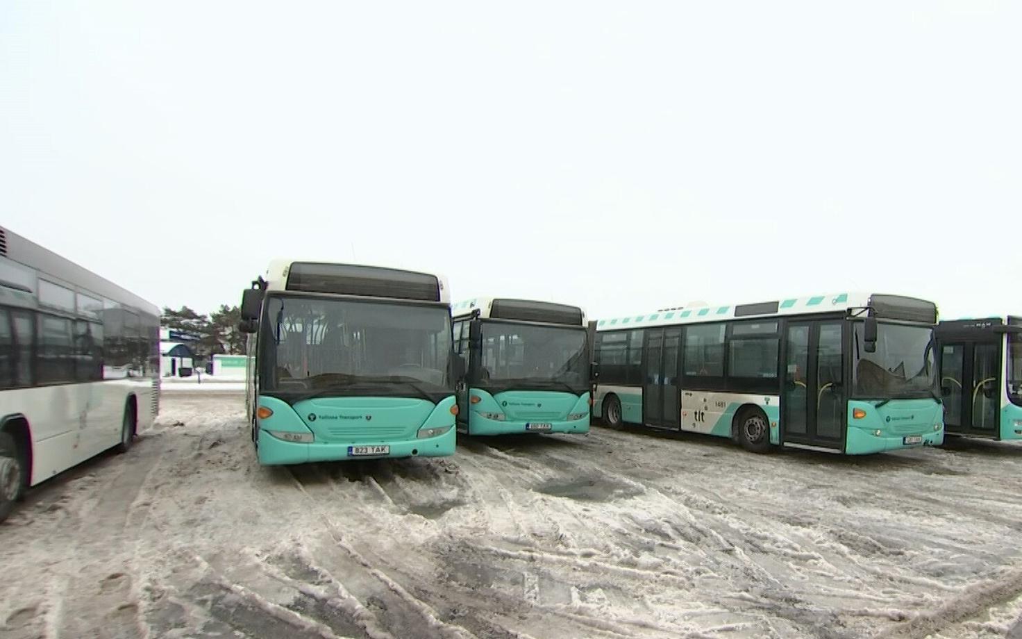 Таллинские автобусы.
