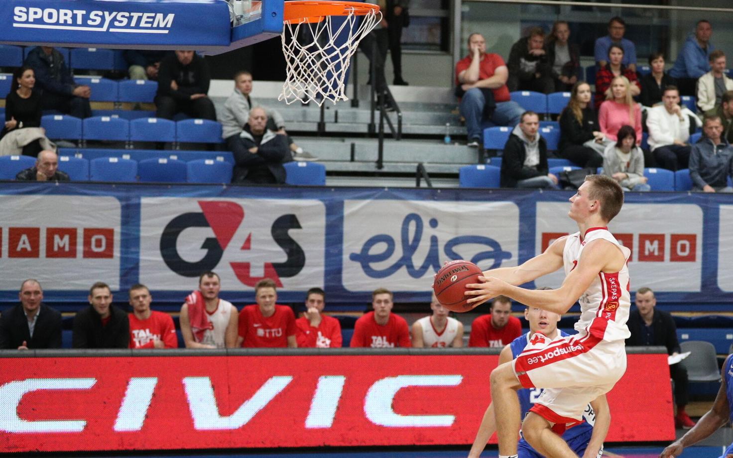Eesti-Läti korvpalliliiga kohtumine TalTechi ja BC Kalev/Cramo vahel