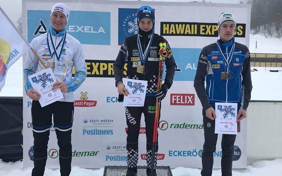 Vasakult: Martin Himma, Andreas Veerpalu ja Kaarel Kasper Kõrge