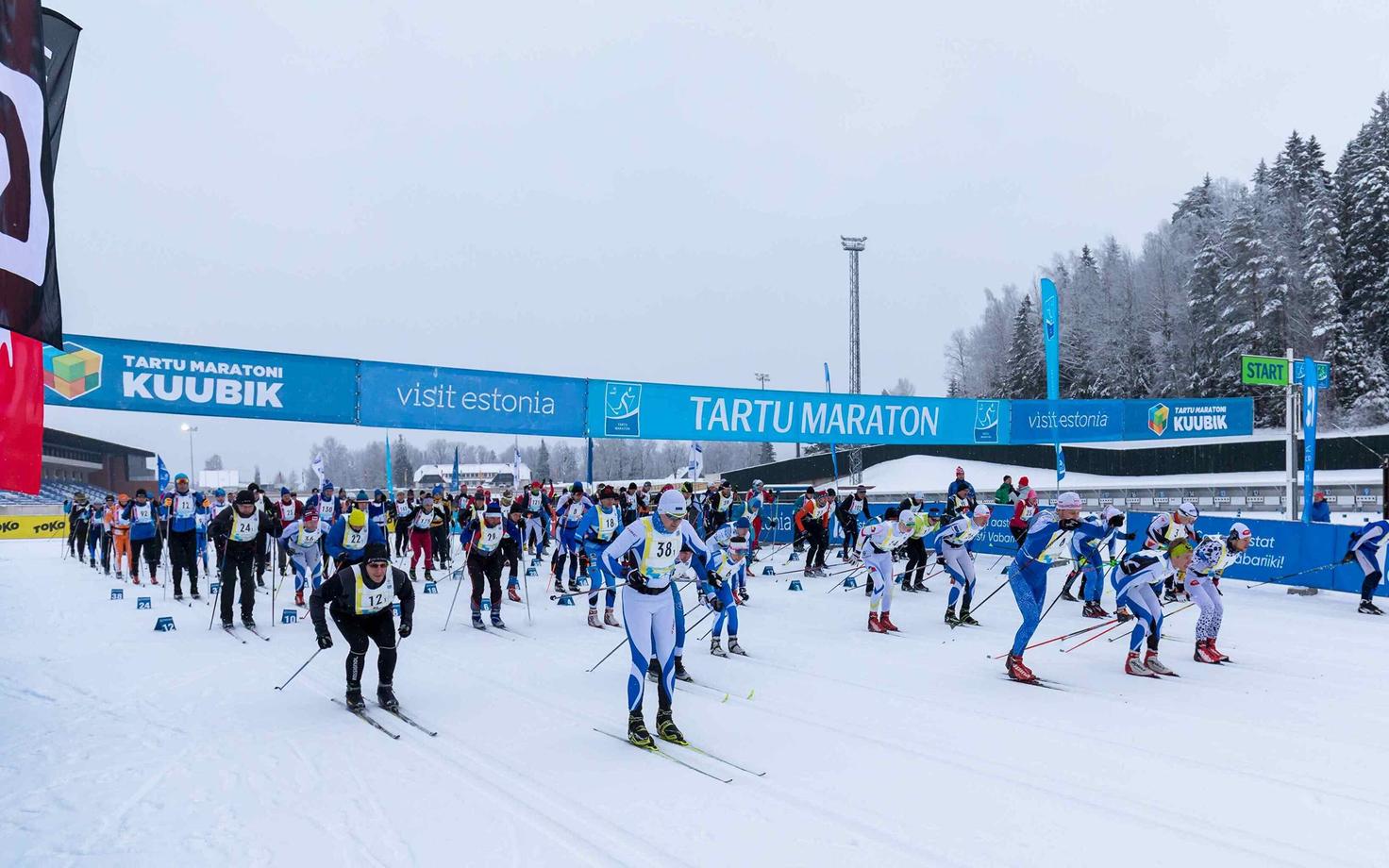 Eelmise aasta Tartu Teatemaratoni start