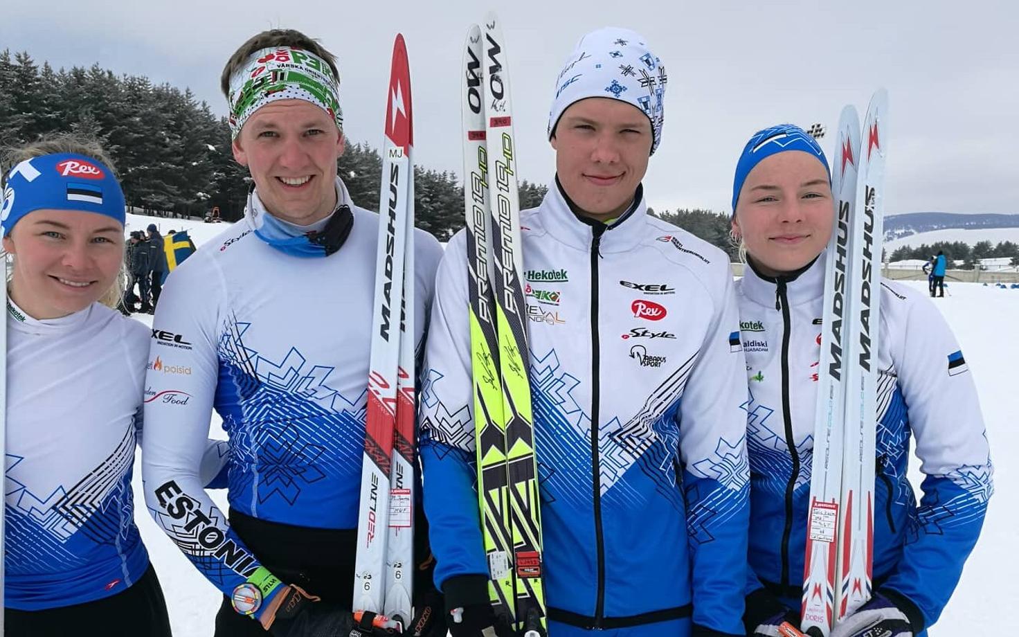 Eesti sprinditeate võistkonnad EM-il.