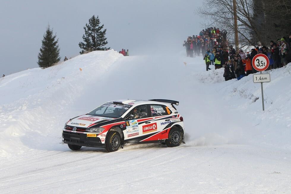Aluksne ralli võitnud Oliver Solberg - Aaron Robert Johnston