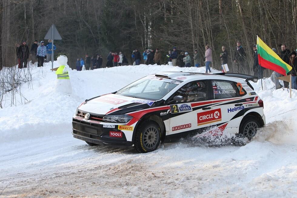 Sarma ralli 2019 võitjad Solberg ja Johnston
