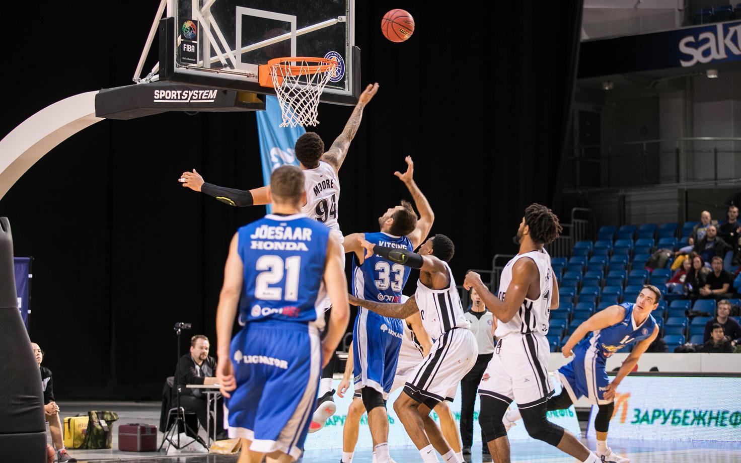 Korvpalli VTB Ühisliiga oktoobrikuine kohtumine Kalev/Cramo ja Avtodori vahel