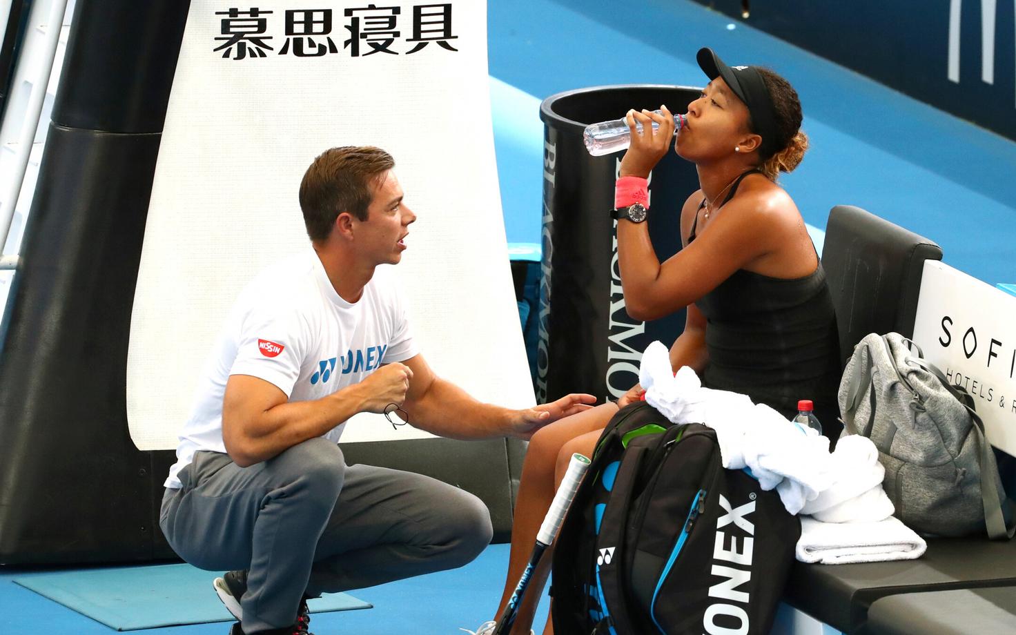 Sascha Bajin ja Naomi Osaka