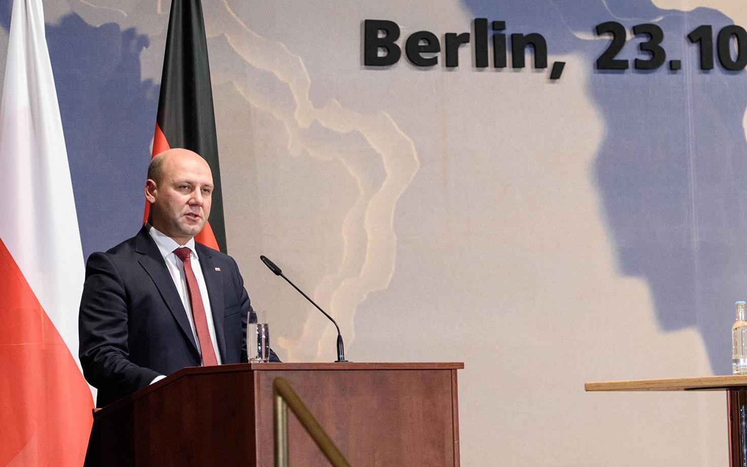 Poola asevälisminister Szymon Szynkowski.