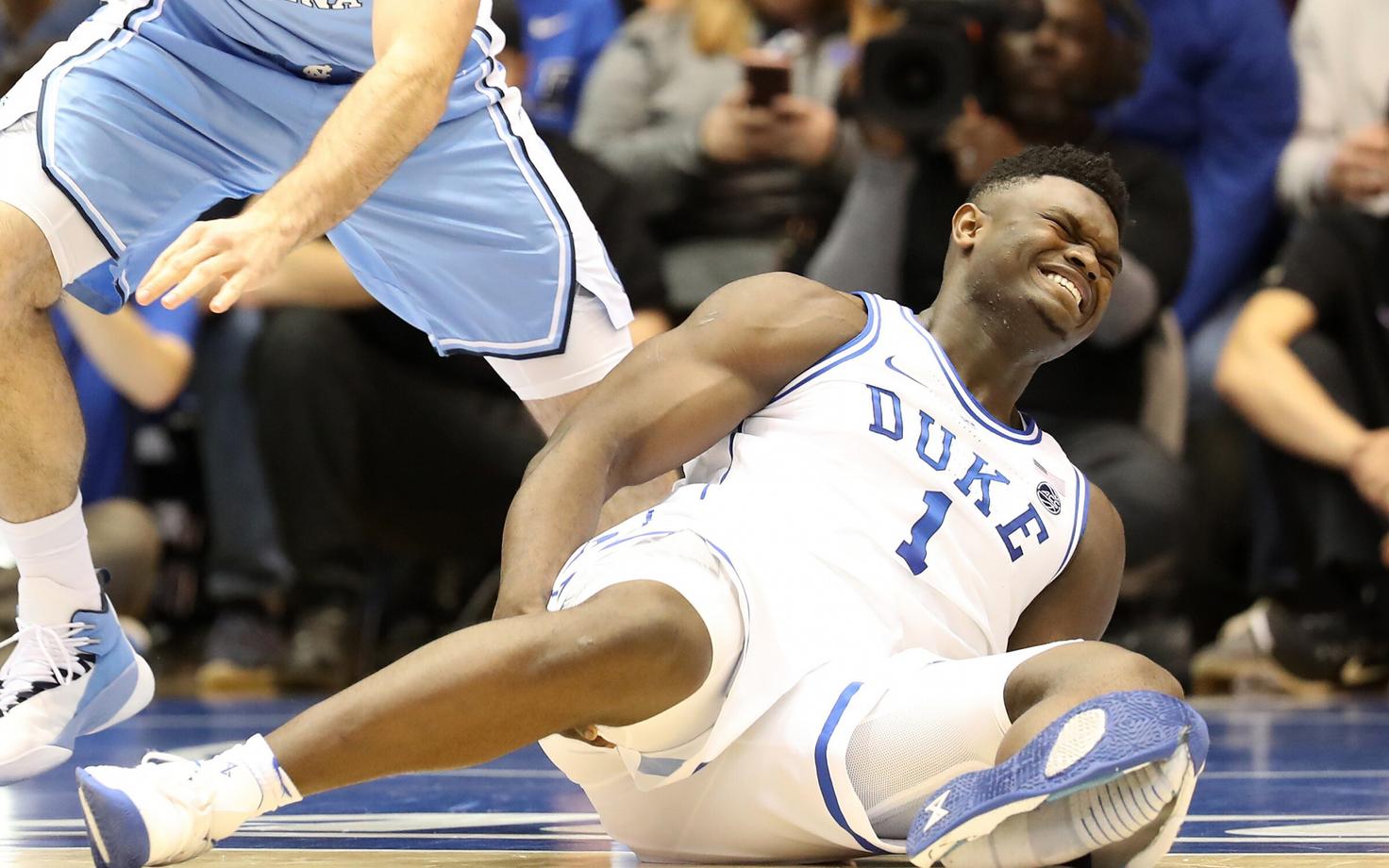 Zion Williamson ja purunenud jalats
