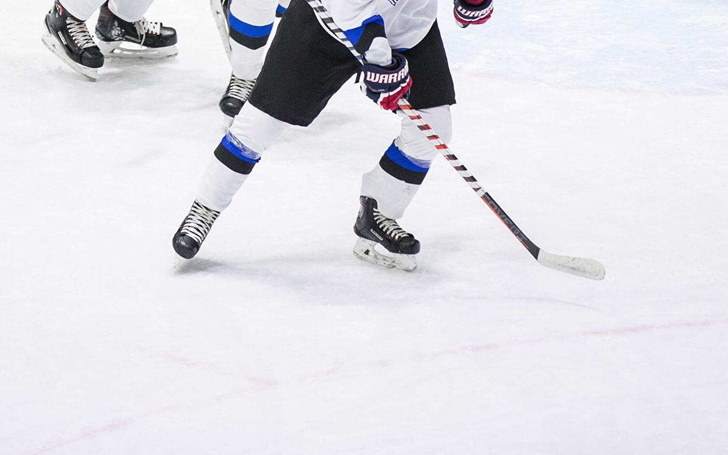 Jäähoki U-20 MM-kohtumine Eesti ja Hispaania vahel