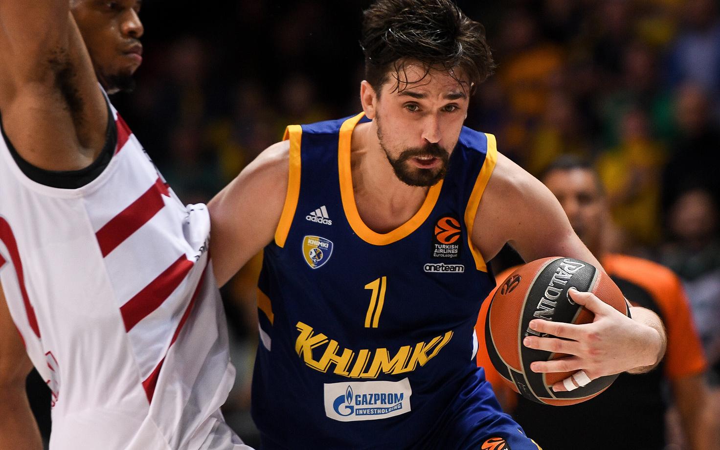 Aleksei Šved mängus Milano Olimpia vastu
