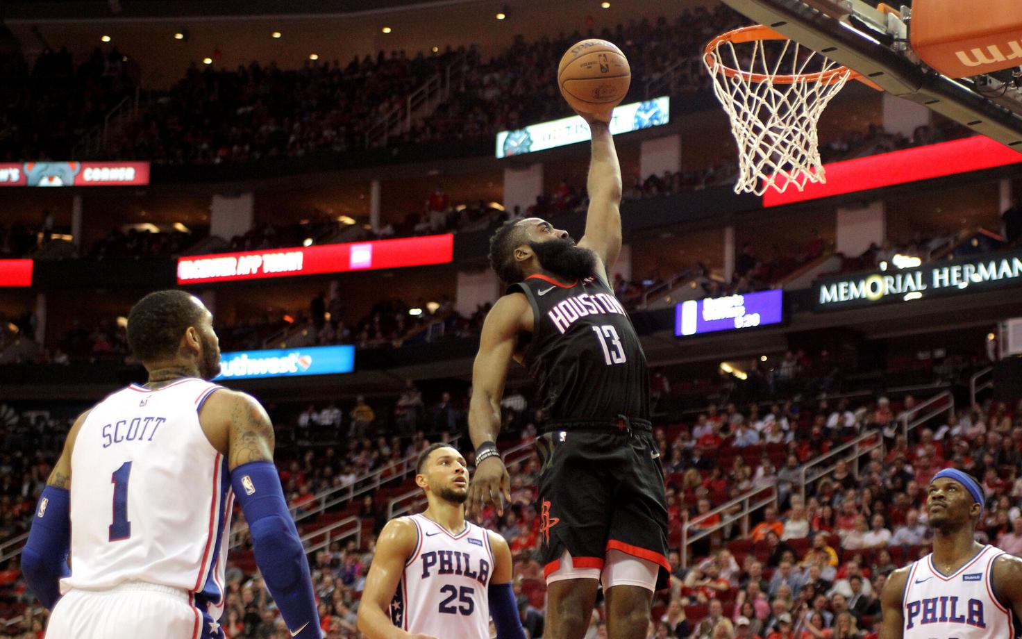 James Harden tõi võitjatele 31 punkti.