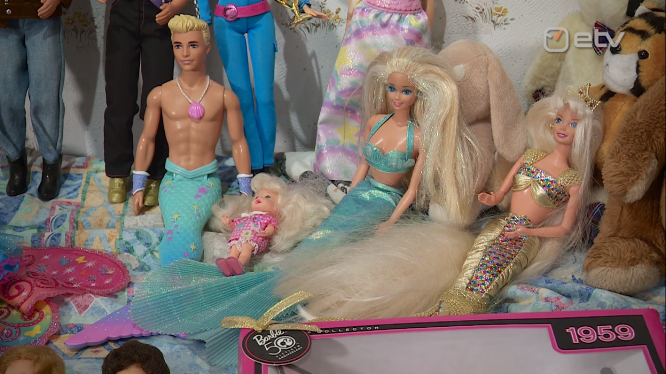 Valik Barbie'sid Tartu mänguasjamuuseumist.