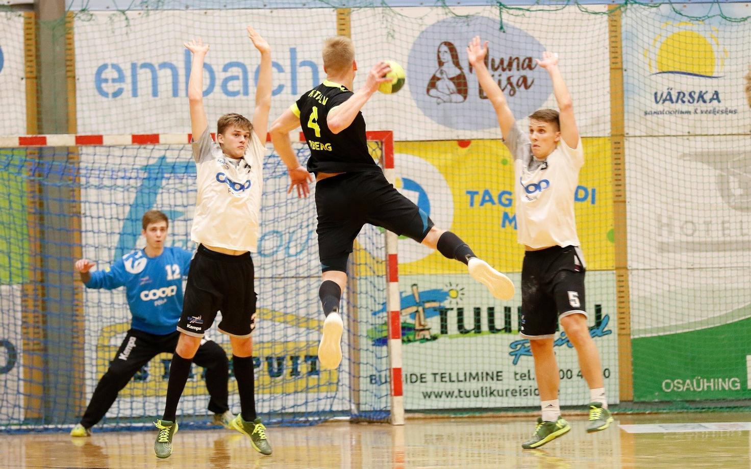 HC Tallinna Robin Oberg (viskel) saatis võidumängus Põlva Coopi võrku üheksa palli.
