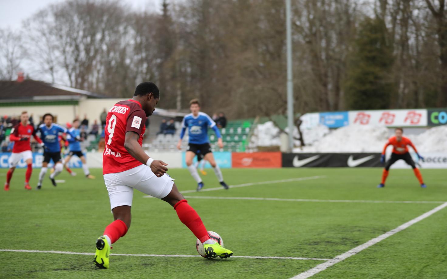 Premium liiga kohtumine Tallinna Kalev - Narva Trans, Eric McWoods