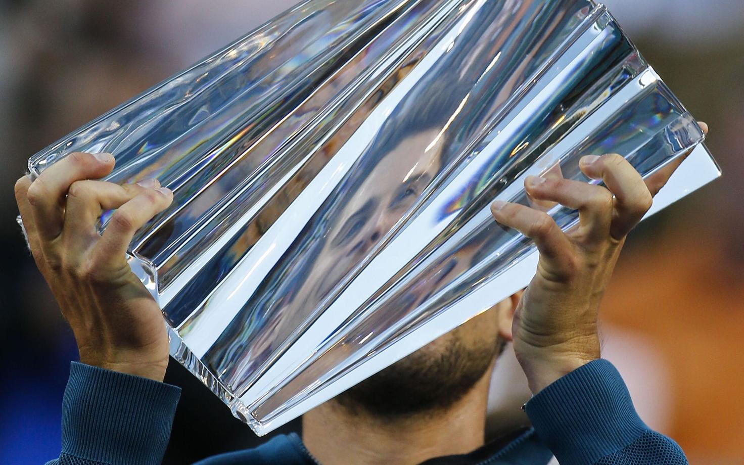Dominic Thiem Indian Wellsi trofeega