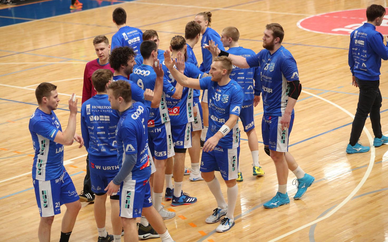 Käsipalli meistriliiga kohtumine HC Tallinn - HC Kehra/Horizon Pulp&Paper