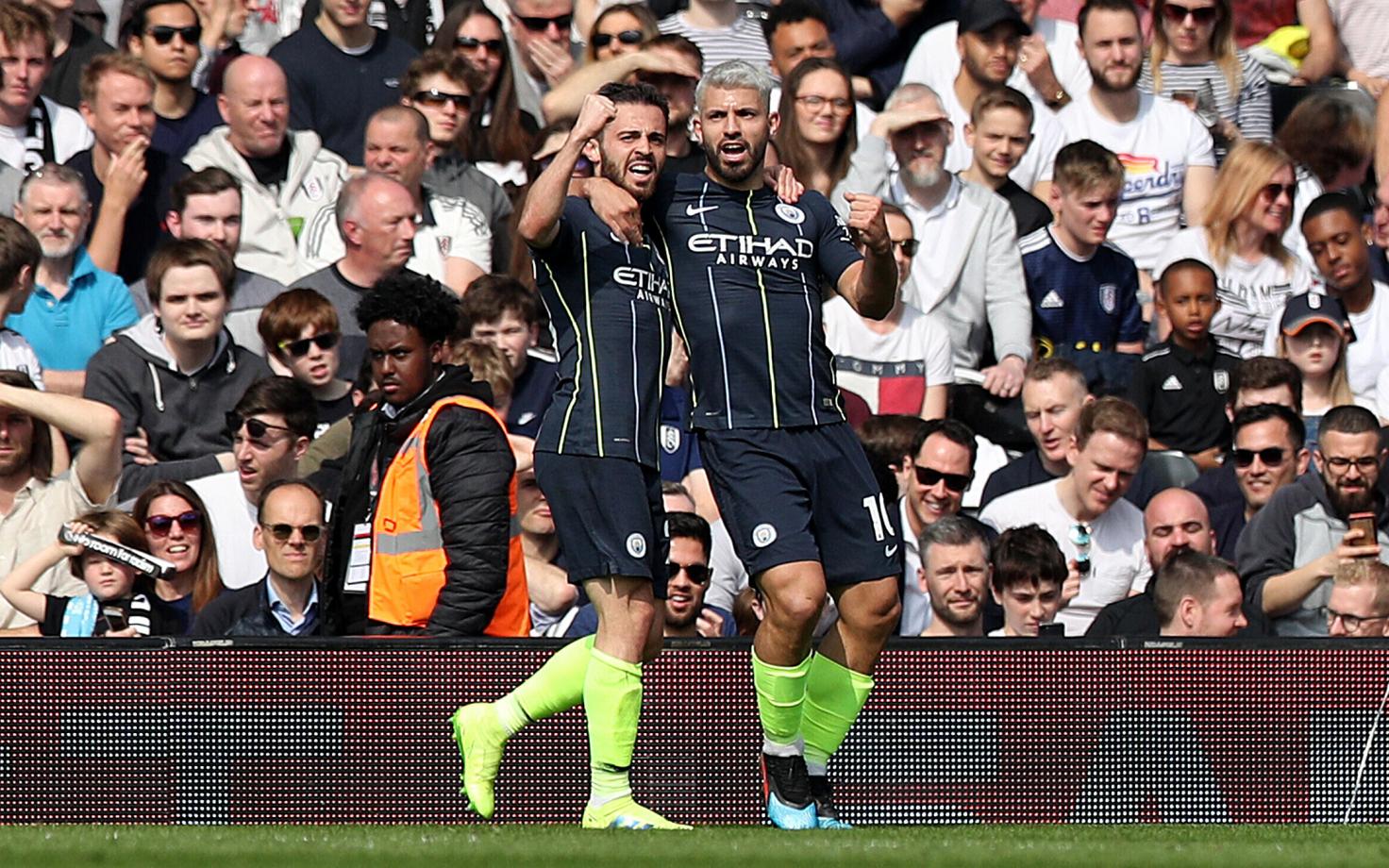 Bernando Silva ja Sergio Agüero