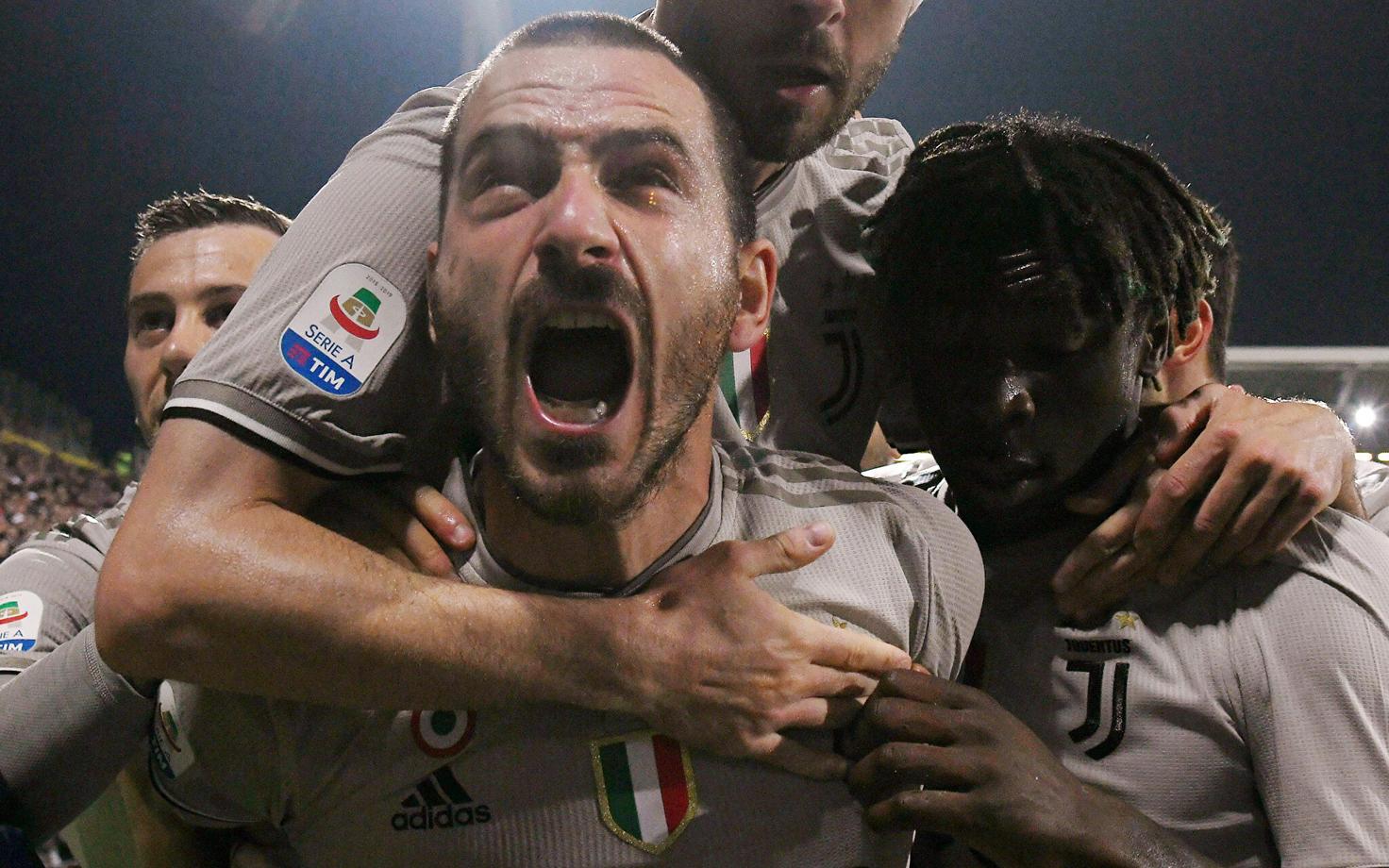 Leonardo Bonucci ja Moise Kean