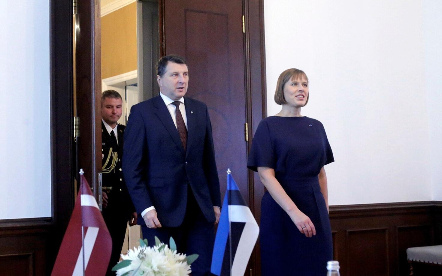 Раймондс Вейонис и Керсти Кальюлайд.