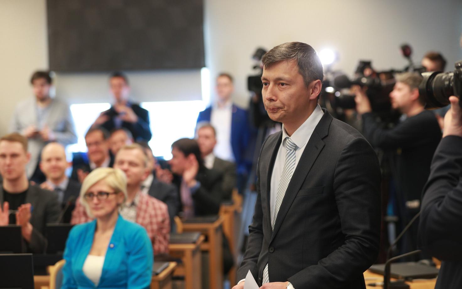 Mihhail Kõlvart valiti Tallinna linnapeaks.