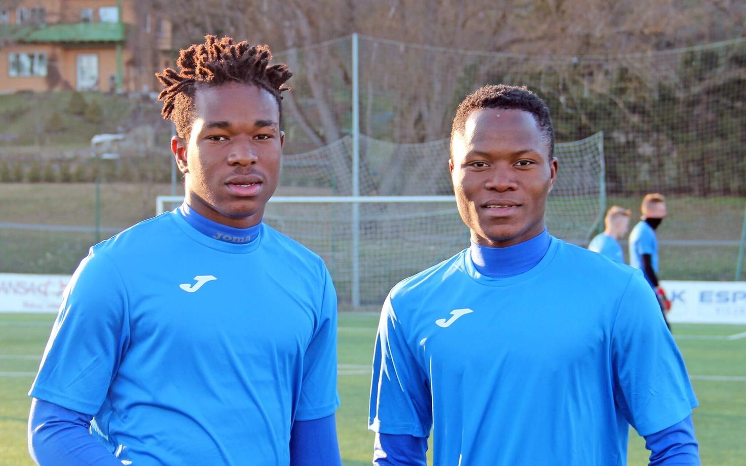 David Onyeanula (vasakul) ja Romeo Da Costa (paremal)