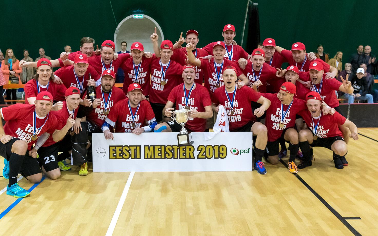 2019. aastal tuli saalihoki Eesti meistriks TalTech.