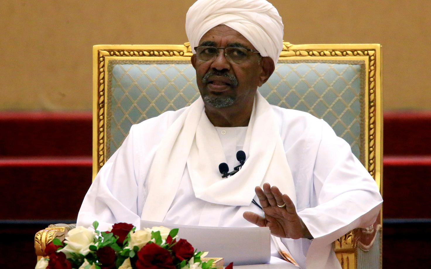 Omar al-Bashir 5. aprillil.
